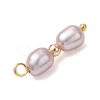 3Pcs 3 Styles Natural Cultured Freshwater Pearl Rice Pendants PALLOY-JF04819-5