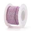 Iron & ABS Imitation Pearl Cup Chains CH-T007-01A-06-2