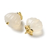 Natural Agate Shell Shaped Pendants G-G179-04-2
