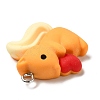 Autumn Theme Opaque Resin Pendants RESI-L038-03P-03-3