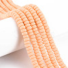 Handmade Polymer Clay Beads Strands CLAY-N008-32-1