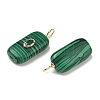 Synthetic Malachite Pendants KK-B157-43G-01-2