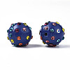 Polymer Clay Rhinestone Beads RB-T017-31A-3