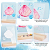 Transparent Acrylic Earring Displays NDIS-WH0015-01C-4