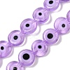 Handmade Evil Eye Lampwork Beads Strands LAMP-G164-10C-02-1