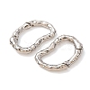 Hammered Brass Spring Gate Rings KK-CBA90BB-04P-2