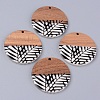 Resin & Walnut Wood Pendants RESI-R428-09-1