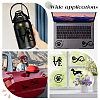 8 Sheets 4 Style Infinity Love & Bird Laser Style Plastic Adhesive Car Stickers STIC-GF0001-04B-7