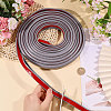 Self Adhesive Semicircular Hard PVC Cable Cover AJEW-WH0886-24A-3