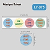 Leeter Roud Roll Stickers DIY-M070-05D-1