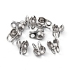 Tarnish Resistant 304 Stainless Steel Bead Tips X-STAS-R063-22-3