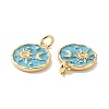 Rack Plating Brass Pendants X-KK-C004-02G-3