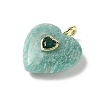 Natural Amazonite Pendants X-G-C274-04E-2