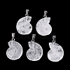 Natural Quartz Crystal Pendants G-Q601-45I-1