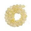 Natural Lemon Quartz(Heated) Beads Strands G-H062-A01-03-3