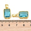 Brass & Glass Pendants GL-CBA96FD-02G-08-3