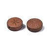 Laser Engraved Wood Beads WOOD-S053-53I-3
