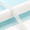 Natural Selenite Beads Strands G-K336-02-3