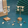 20Pcs Brass Stud Earring Findings KK-BBC0023-12-4
