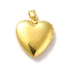 Rack Plating Brass Locket Pendants X-KK-I688-04G-2