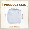 2Pcs Polyester Zipper Bags for Shoes Socks ABAG-LP0001-93B-2