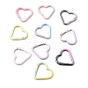 Spray Paint Alloy Spring Gate Rings FIND-C086-01A-1
