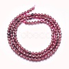 Natural Garnet Beads Strands LS-G-O166-13C-3mm-2