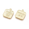Brass Pendants KK-G389-15G-2