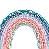 9 Strands 9 Colors Handmade Polymer Clay Beads Strands CLAY-NB0001-72-1