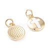 Brass Enamel Charms KK-F814-22G-2