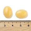 Natural Yellow Jade Cabochons G-G145-01B-53-3