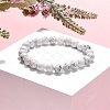 Natural Gemstone Stretchy Bracelets X-BJEW-G073-12-5