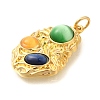 Brass Pendants KK-U040-01G-01-2
