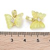 Golden Rack Plating Brass Micro Pave Cubic Zirconia Pendants KK-R161-06G-08-3