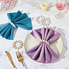 Imitated Pearl Acrylic Napkin Rings AJEW-FH00001-5