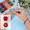 2 Bags Imitation Artificial Crystal Glass Beads GLAA-SZ0001-95C-03-2