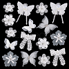 16Pcs 8 Styles Organza Lace Embroidery Costume Accessories DIY-GA0007-51-1