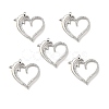 Brass Micro Pave Cubic Zirconia Pendants KK-E068-VB187-3