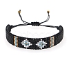 Miyuki Seed Braided Bead Bracelet BJEW-P269-37-2