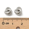 Brass Micro Pave Cubic Zirconia Charms KK-C107-02P-3