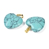 Synthetic Turquoise Pendants G-G956-B09-G-2