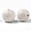 Natural Unfinished Wood Beads WOOD-S651-A25mm-LF-2