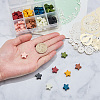 Painted Natural Wood Beads WOOD-CJ0001-12-5