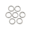 Tarnish Resistant 304 Stainless Steel Open Jump Rings X-STAS-Q186-02-6x0.8mm-1