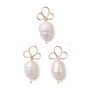 Shell Pearl Copper Wire Wrapped Carrot Pendants X1-PALLOY-TA00182-1