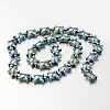 Electroplate Non-magnetic Synthetic Hematite Bead Strands G-F300-52A-07-2