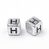 Plated Acrylic Beads PB43C9308-H-2