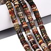 Natural Picasso Jasper/Polychrome Jasper Beads Strands G-N367-03A-08-1
