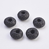 Natural Dyed Lava Rock European Beads G-E477-A09-1