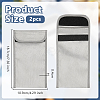 Cloth Security Faraday Bags for Key-Fob Protector ABAG-WH0032-118-2